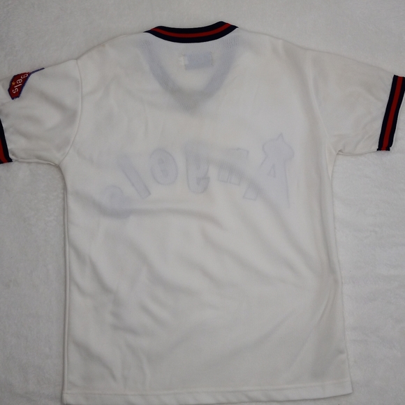 Alpha sportswear California Angels pullover v-neck baseball jersey men's size L - Picture 5 of 9